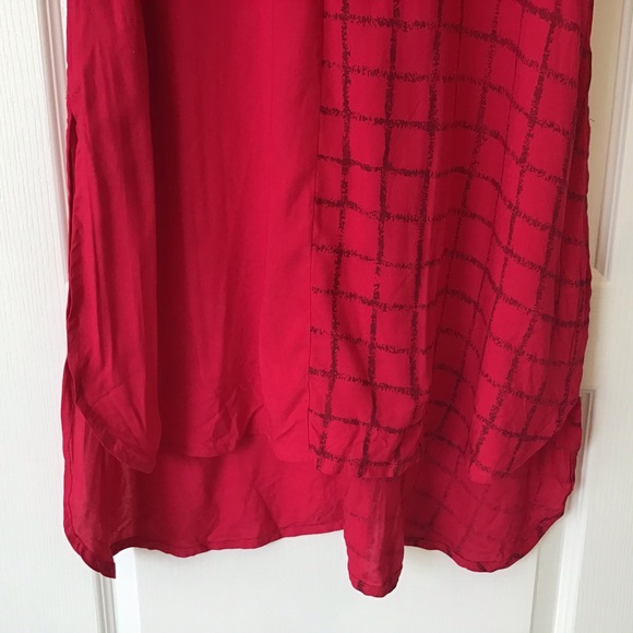 Max Pink with Grey 100% Rayon Kurta, XL - Picture 10 of 16